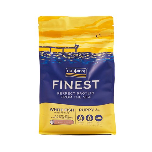 【FISH4DOGS】FINEST フィッシュフォードッグ ファイネスト パピー（組み入れる栄養物食）400g / 1.5kg / 3kg / 6kg / 12kg 犬用 餌 ドックボンネット 素っ気ない 犬ころ含ませる中の母犬 卵白魚 舎密学保護すること料不当て嵌める