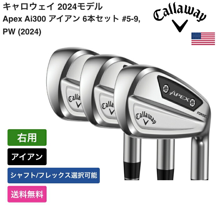 楽天市場】キャロウェイ 「 Apex Ai200 アイアン 6本セット #5-9， PW