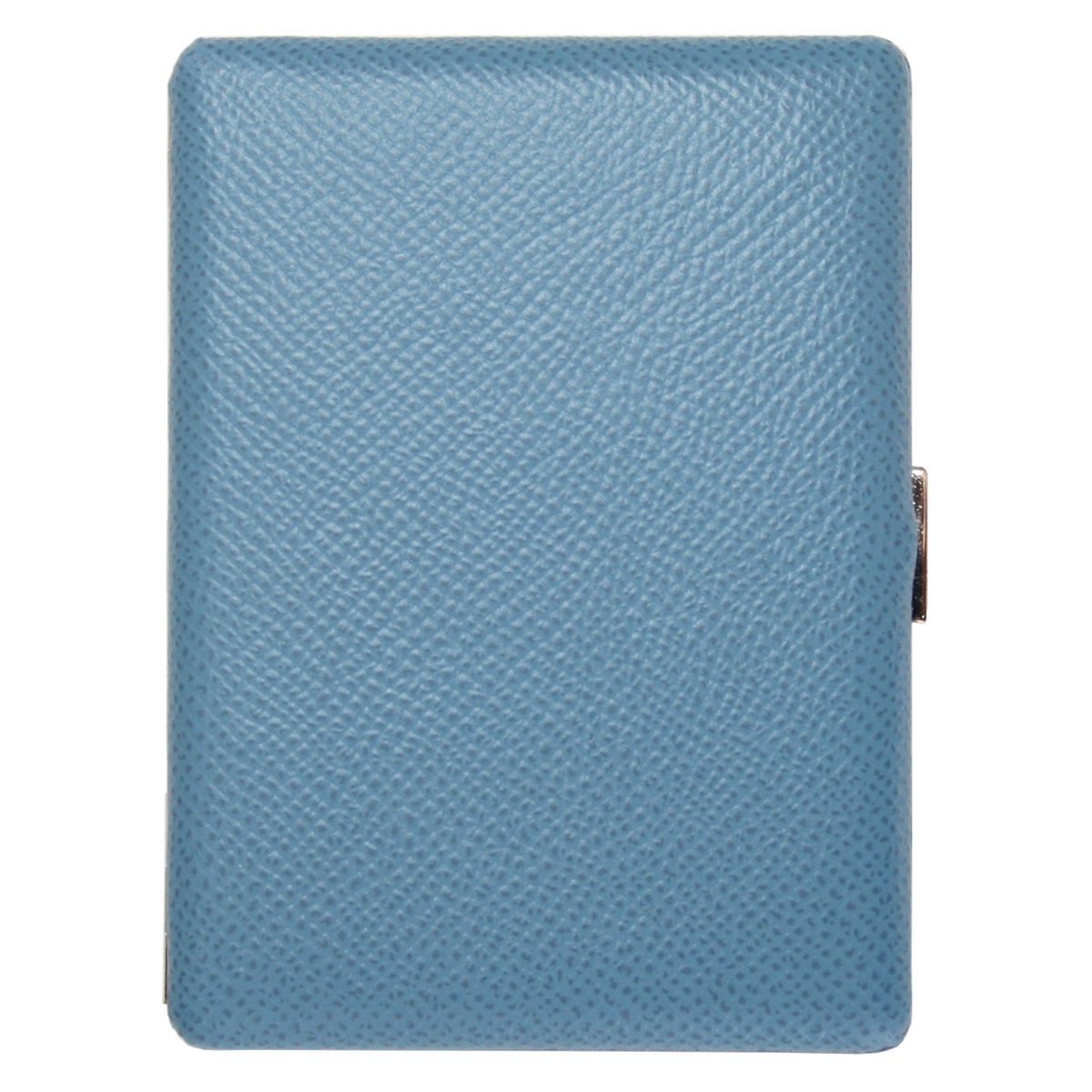PEARL コスモス9本(100mm)/12本(70mm) ノブレッサカーフレザー ターコイズ クルミ革巻き シガレットケース 日本製 1-04492-29