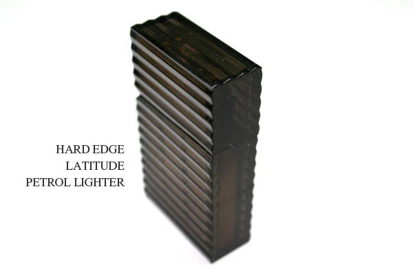 TSUBOTA PEARL HARD-EDGE PETROL LIGHTER LATITUDE/ 坪田パール ハードエッジ オイルライター ラティテュード 日本製 2-21072
