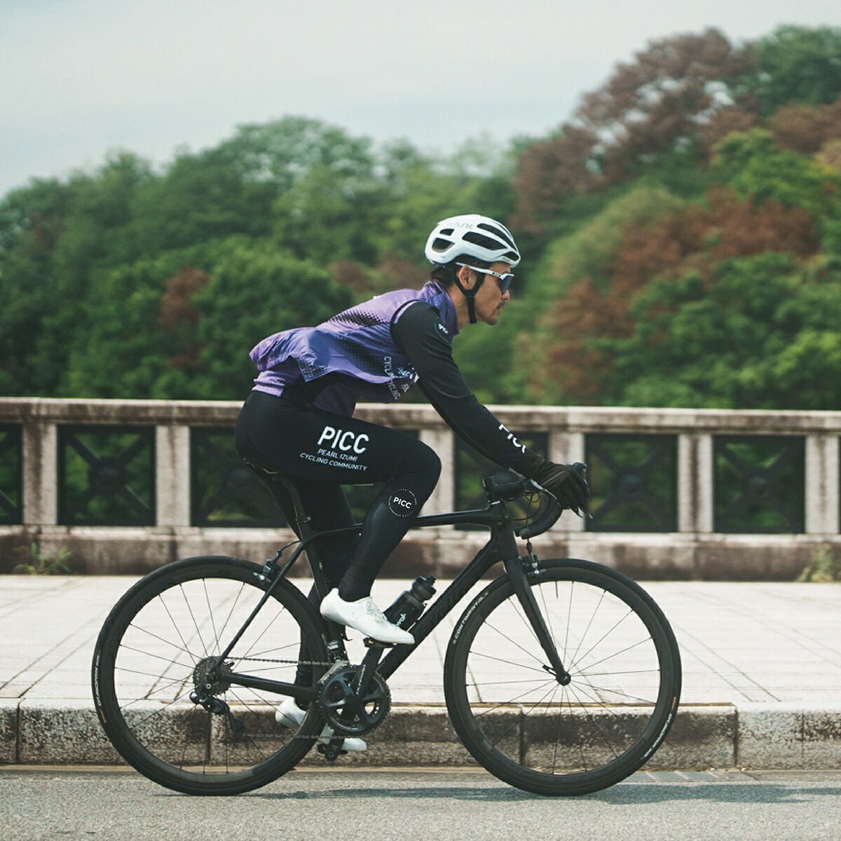 スーパーセール期間限定 ブラック PICCサーモビブタイツ2022 自転車・サイクリング