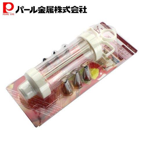 楽天市場 アンテノア クリーム 絞り器 セット 口金6個付 D 3446 パール金属 パール金属オンラインストア