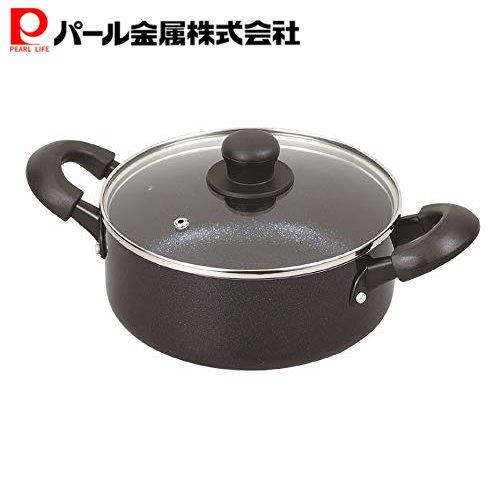 楽天市場】パール金属公式 両手鍋 ガラス蓋付 20cm ガス火対応 IH対応