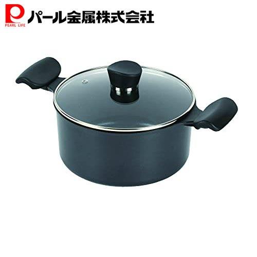楽天市場】パール金属公式 両手鍋 ガラス蓋付 22cm ガス火対応 IH対応