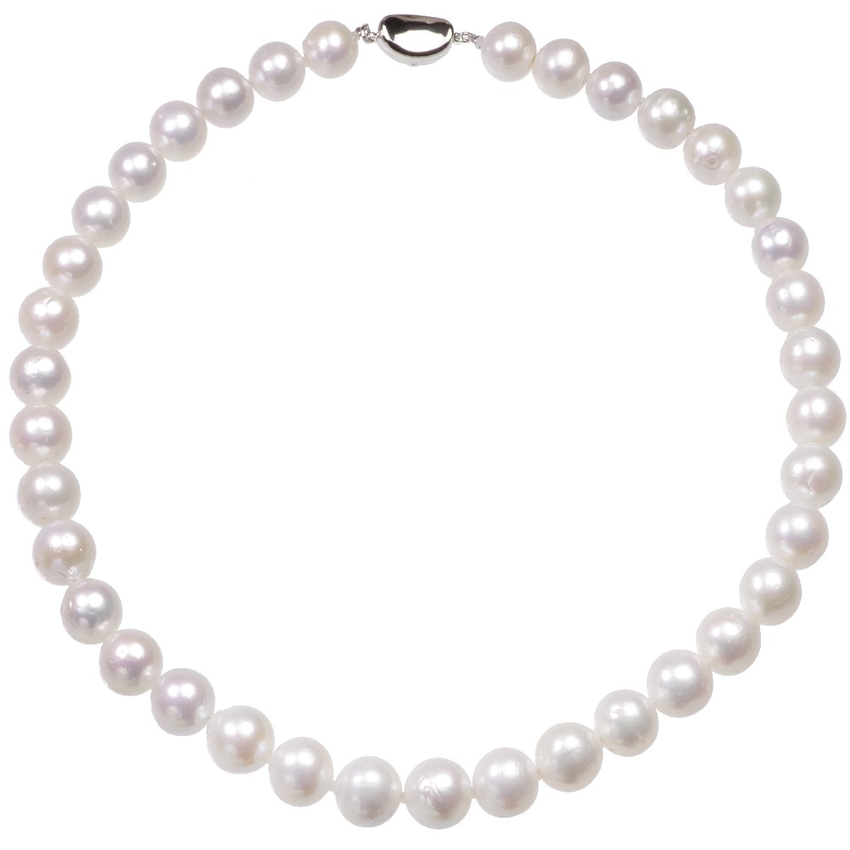 高級 有核淡水真珠 大珠 ネックレス 約10.5-13.0mm シンチュウ 結婚式 冠婚葬祭 葬儀 プレゼント パーティー カジュアル 普段使い 大粒 大ぶり