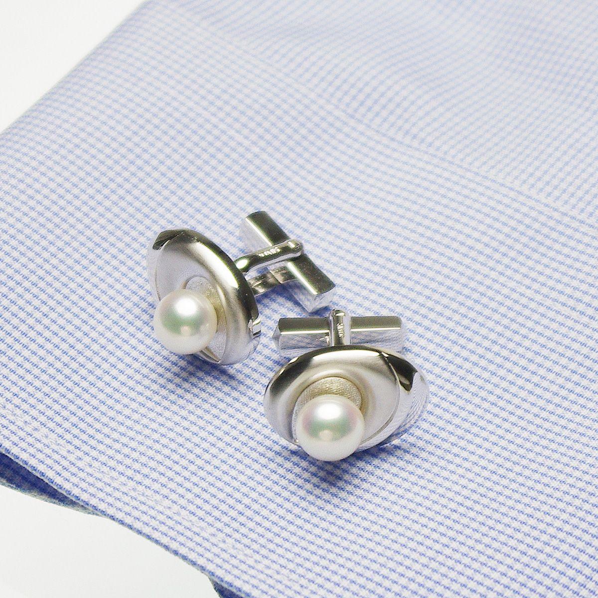 K14WG パール カフス カフリンクス 真珠 スーツ メンズ 楽天市場】パール カフス 高級 淡水真珠 カフスボタン カフリンクス 約