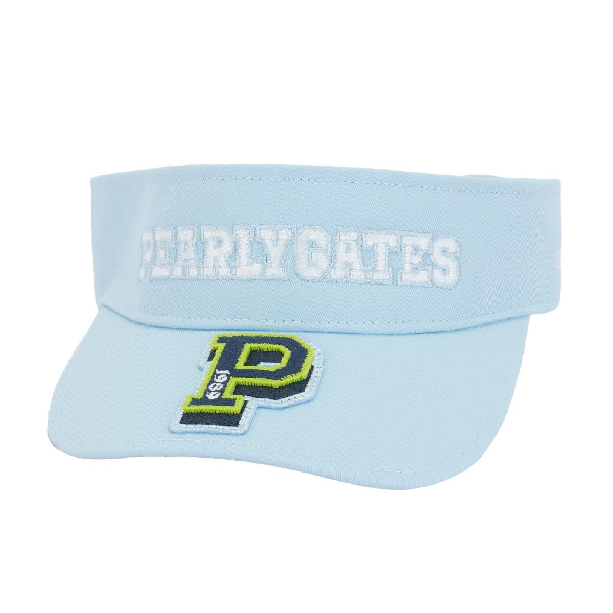 PEARY GATES パーリーゲイツ バイザー スヌーピー 中古 パーリーゲイツ PEARLY GATES サンバイザー フリー 白×紺