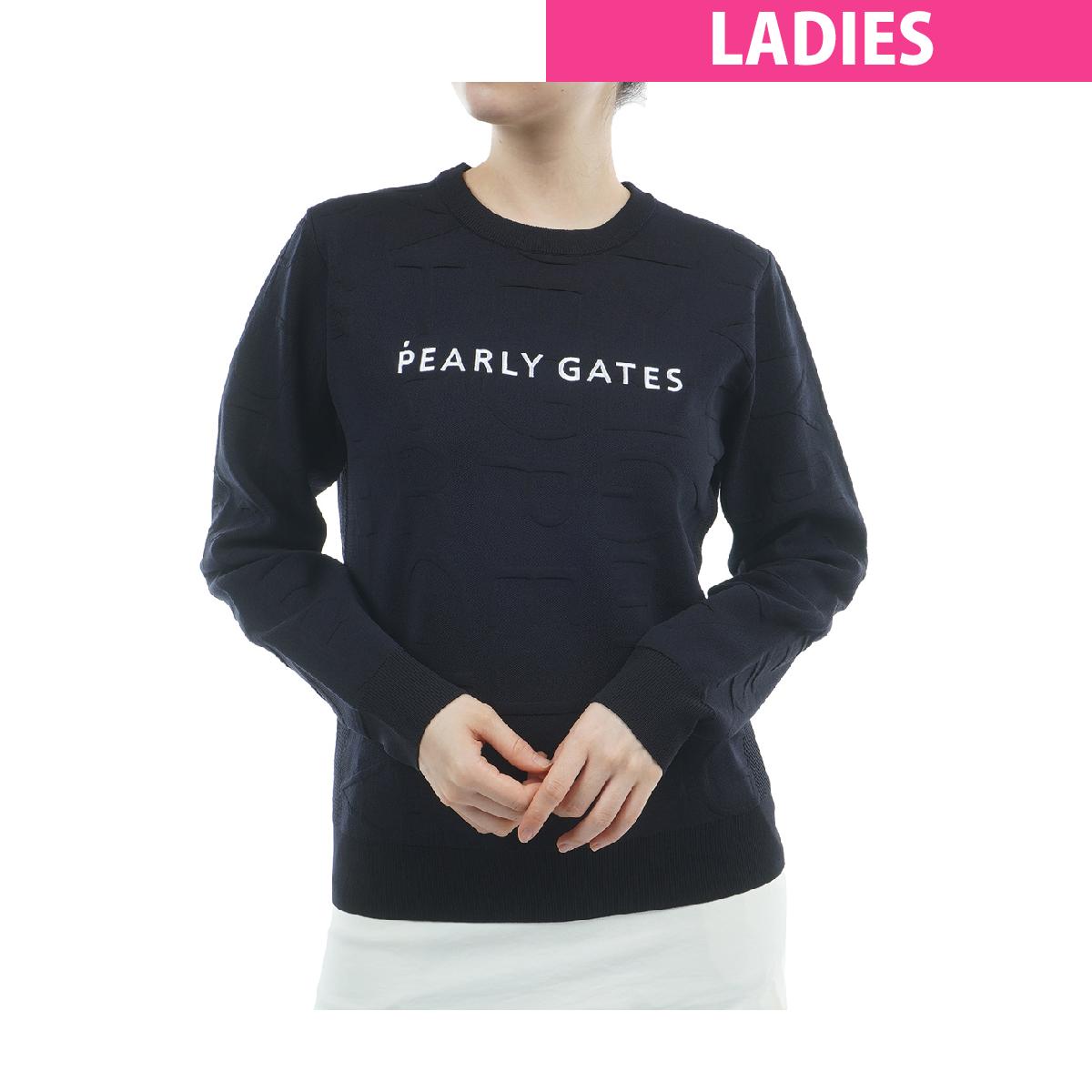PEARLY GATES レディースカシミヤセーター★ 楽天市場】パーリーゲイツ PEARLY GATES 部分ジャカード カシミヤ