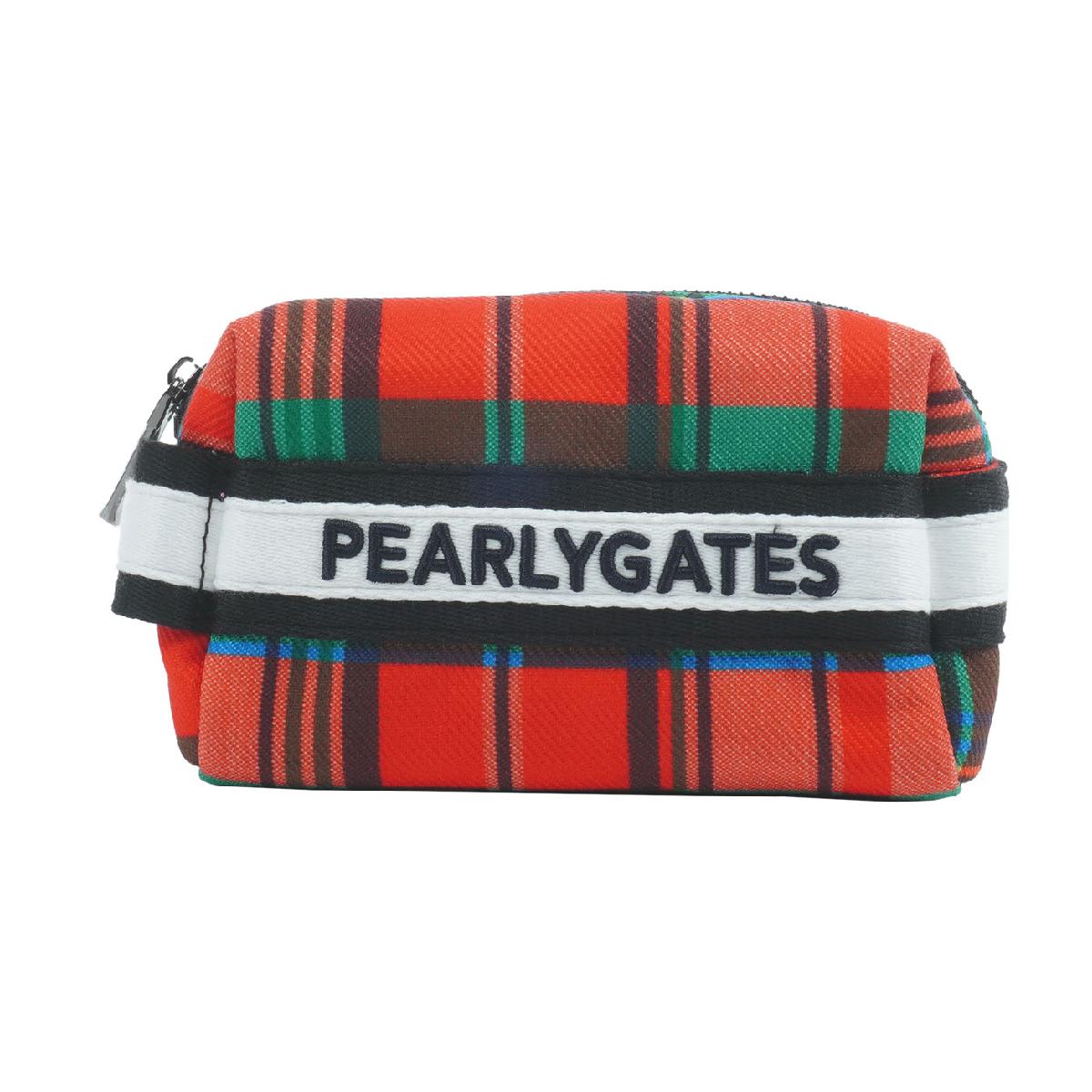 パーリーゲイツ PEARLY GATES マドラスチェック柄マルチポーチ|PEARLY GATES by GDO 店