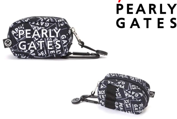 New Pearly Gates パーリーゲイツpgステッカー柄 ボールポーチ 053 21c Alrokainia Net