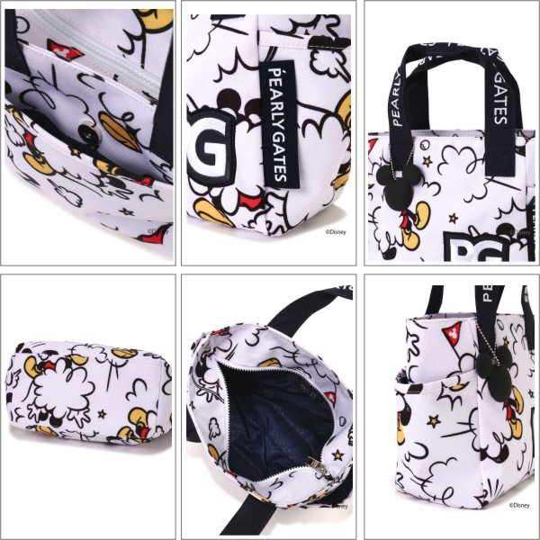 New Pearly Gates パーリーゲイツミッキーマウス総柄 トート型カートバッグmickeyシルエットチャーム付053 21d Mickey Series Lojascarrossel Com Br