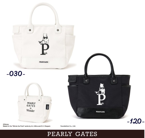 楽天市場】【NEW】PEARLY GATES パーリーゲイツPEARLY GATES is WonderWinnie the Pooh  COLLECTIONくまのプーさんBIGトートバッグボストンバッグ 053-3281020/23D : パーリーゲイツ by ゴルフウェーブ