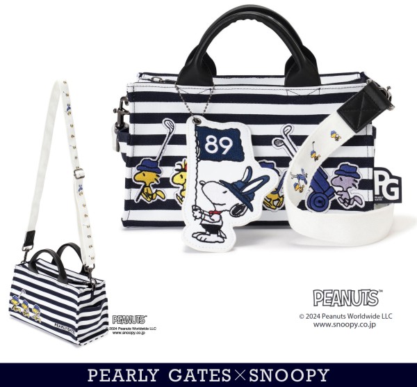 楽天市場】【NEW】PEARLY GATES パーリーゲイツSNOOPY トートバッグ (UNISEX)053-4181530/24B :  パーリーゲイツ by ゴルフウェーブ