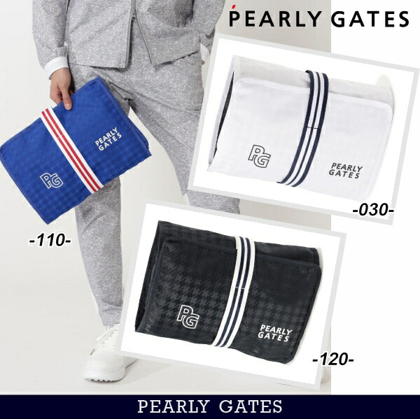【ＮEW】PEARLY GATES パーリーゲイツ\u003cBR\u003e≪PG is PG≫ ”BE YOURSELF.”チドリ透かし彫り柄シューズ入れもの/シューズ御徒面子053-6984426/26A【置き目品】