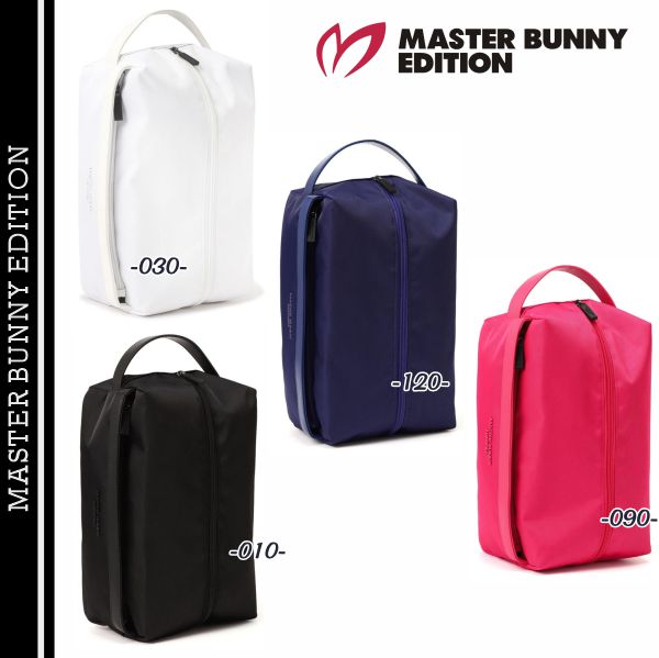 【NEW】マスターバニーbyパーリーゲイツ\u003cBR\u003eMASTER BUNNY EDITION Peツイル\u003cBR\u003eシューズ容れもの/シューズ御徒面子 ≪New Standard Strong Presence ひな形≫”助けになるな側面隠し付き添い人”758-6984206/26AF【定め事品】