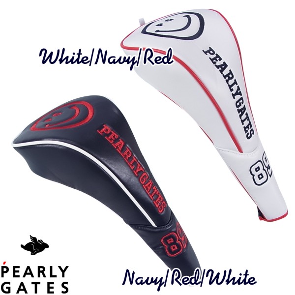 【NEW】PERLY　GATES　CLUB　SMILYパーリーゲイツ・クラブスマイリードライバー用ヘッドカバー発売!641-1984130【CLUBSMILY21】WEB限定モデル