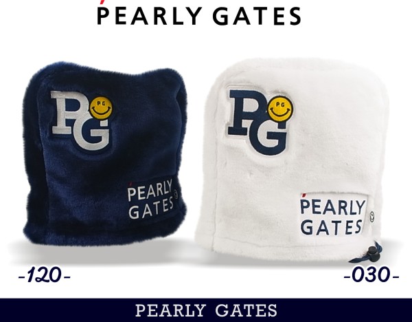 PEARLY GATES - パーリーゲイツ ドライバー用 ヘッドカバー ボア ゴルフ PEARLY GATES パーリーゲイツ Smile! Smile!! PGスマイリーボア