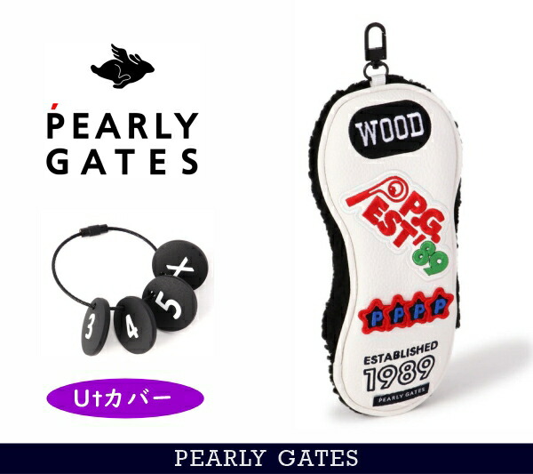 【ＮEW】PEARLY GATES パーリーゲイツ\u003cBR\u003ePOPなロゴタイプ紋章【WAPPEN-PREMIUM】ありがた味用頭顱取りまかなう≪キャットハンド型≫053-6184013/25D【定め事品】