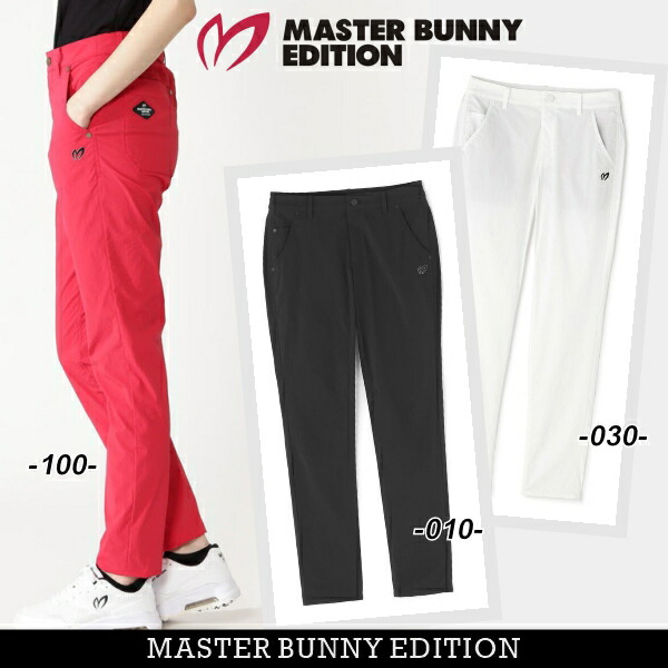【NEW】マスターバニーbyパーリーゲイツ\u003cBR\u003eMASTER BUNNY EDITION レディースナイロンストレッチ5衣嚢ズボン下759-6131502/26B【置き目品】