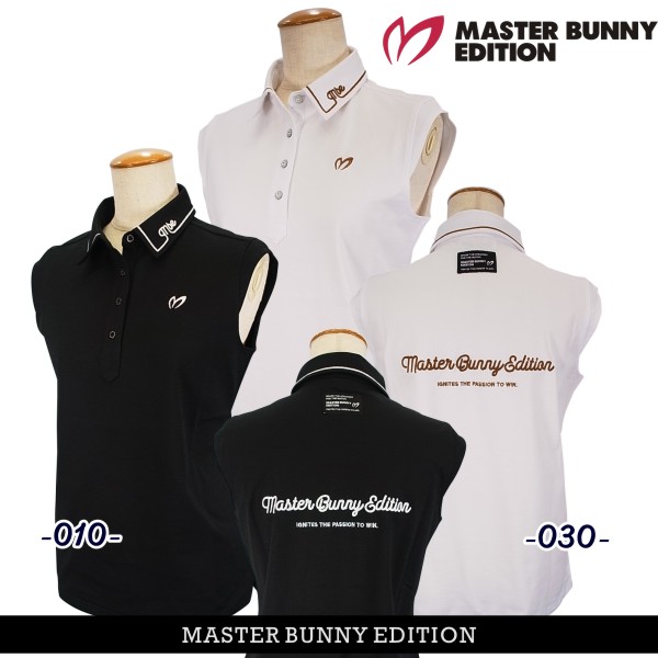MASTER BUNNY EDITION ハーフジップ　ロゴポロシャツ 759-5160304-1a.jpg