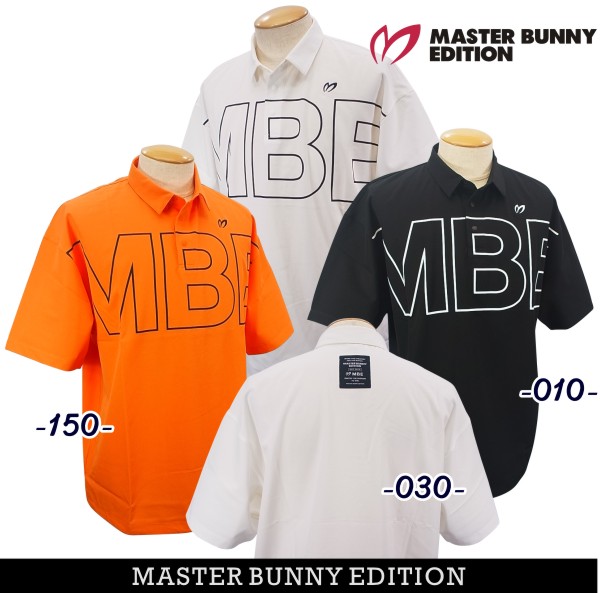 オレンジ色ポロシャツ MASTER BUNNY EDITION エコペットストレッチタックジャガード半袖カットソー | MASTER