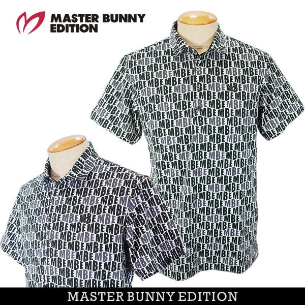 美品　MASTER BUNNY EDITION 幾何学模様シャツ サイズ2 MASTER BUNNY EDITION 【新品】MASTER マスターバニー