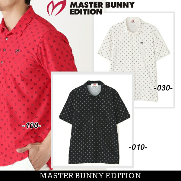【NEW】マスターバニーbyパーリーゲイツ\u003cBR\u003eMASTER BUNNY EDITION 4WAYトリコットメンズ 半袖スポーツシャツ 758-6160507/26B【定め事品】