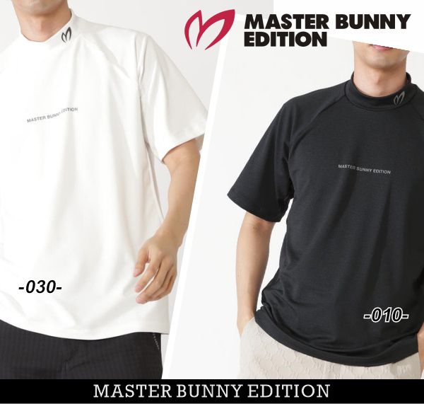 【NEW】マスターバニーbyパーリーゲイツ\u003cBR\u003eMASTER BUNNY EDITION メンズ鹿の子間借り人 ラグラン衣袂半袖モックシャツ \u003dMADE IN JAPAN\u003d758-6167401/26B【定め事品】