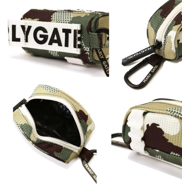 市場 NEW パーリーゲイツPLAY PEARLY CAMO カモフラ柄ボールポーチ053-2184507 GATES