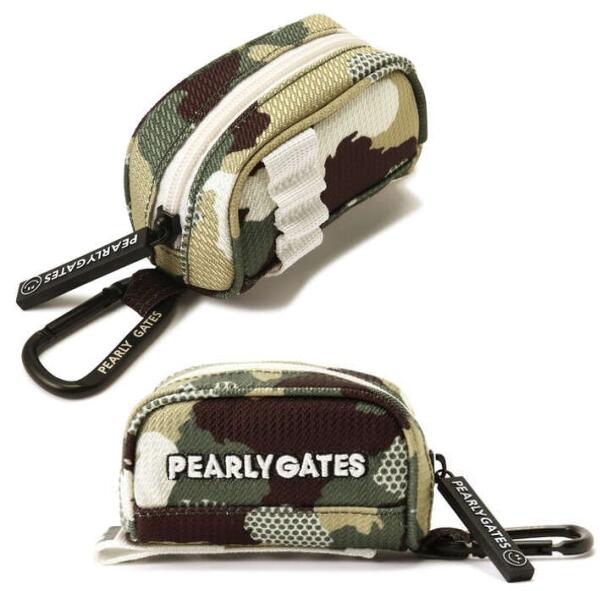 市場 NEW パーリーゲイツPLAY PEARLY CAMO カモフラ柄ボールポーチ053-2184507 GATES