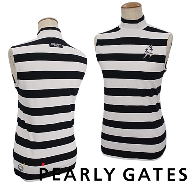 楽天市場】【NEW】PEARLY GATES パーリーゲイツ接触冷感・吸水速乾・UVカット！ソルディフェンダー ランダムボーダー レディース半袖 モックシャツ =JAPAN MADE=055-2267704/22B : パーリーゲイツ by ゴルフウェーブ