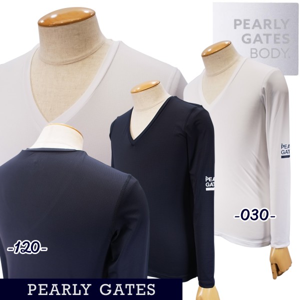 新品PEARLYGATESパーリーゲイツメンズVネックシャツ 吸水速乾UVカット Amazon | [パーリーゲイツ] メンズ 長袖 Vネックシャツ (吸水速