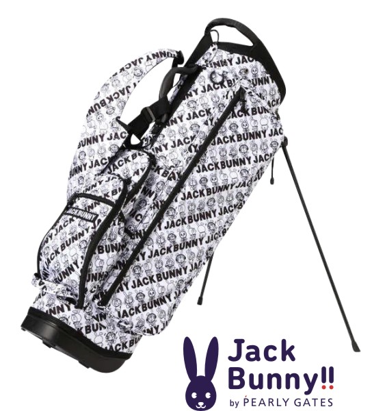 楽天市場 New ドラえもん ジャックバニー Jack Bunny By Pearly Gates ジャックバニー ドラえもんコラボ総柄ボーダースタンドバッグ 262 21c パーリーゲイツ By ゴルフウェーブ