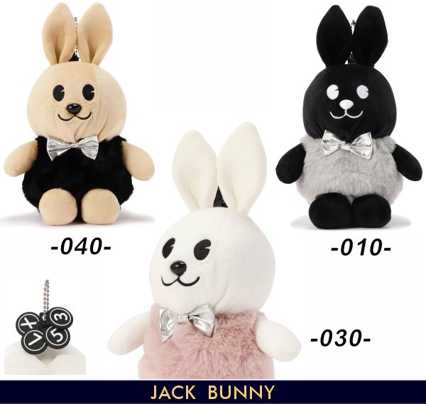 【NEW】Jack Bunny!! by PEARLY GATESジャックバニー!! ”御洒落なフェイクファーウェア”チョータイラビットぬいぐるみ型ヘッドカバーフェアウェイウッド用 262-6184009/25D【定め事品】