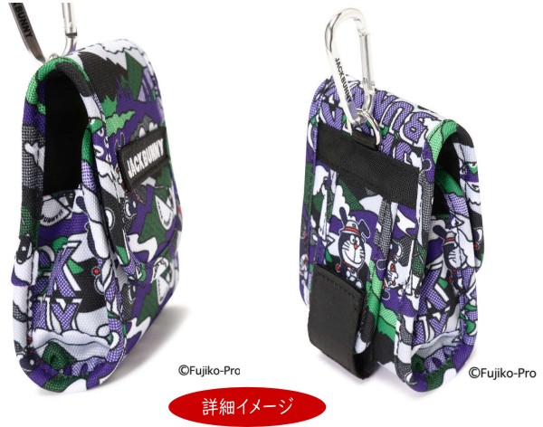 ジャックバニー Jack Bunny ドラえもん 総柄スコープケース