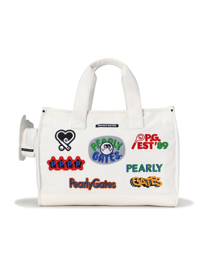 ロゴワッペンロッカーバッグ (UNISEX) PEARLY GATES パーリーゲイツ バッグ その他のバッグ ホワイト【送料無料】[ Fashion]