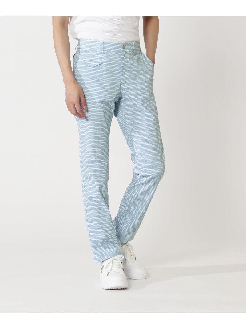 【SALE／40%OFF】リンゴ小紋柄Peストレッチヘリンボーンパンツ PEARLY GATES パーリーゲイツ パンツ その他のパンツ ホワイト【RBA_E】【送料無料】[ Fashion]｜PEARLY GATES