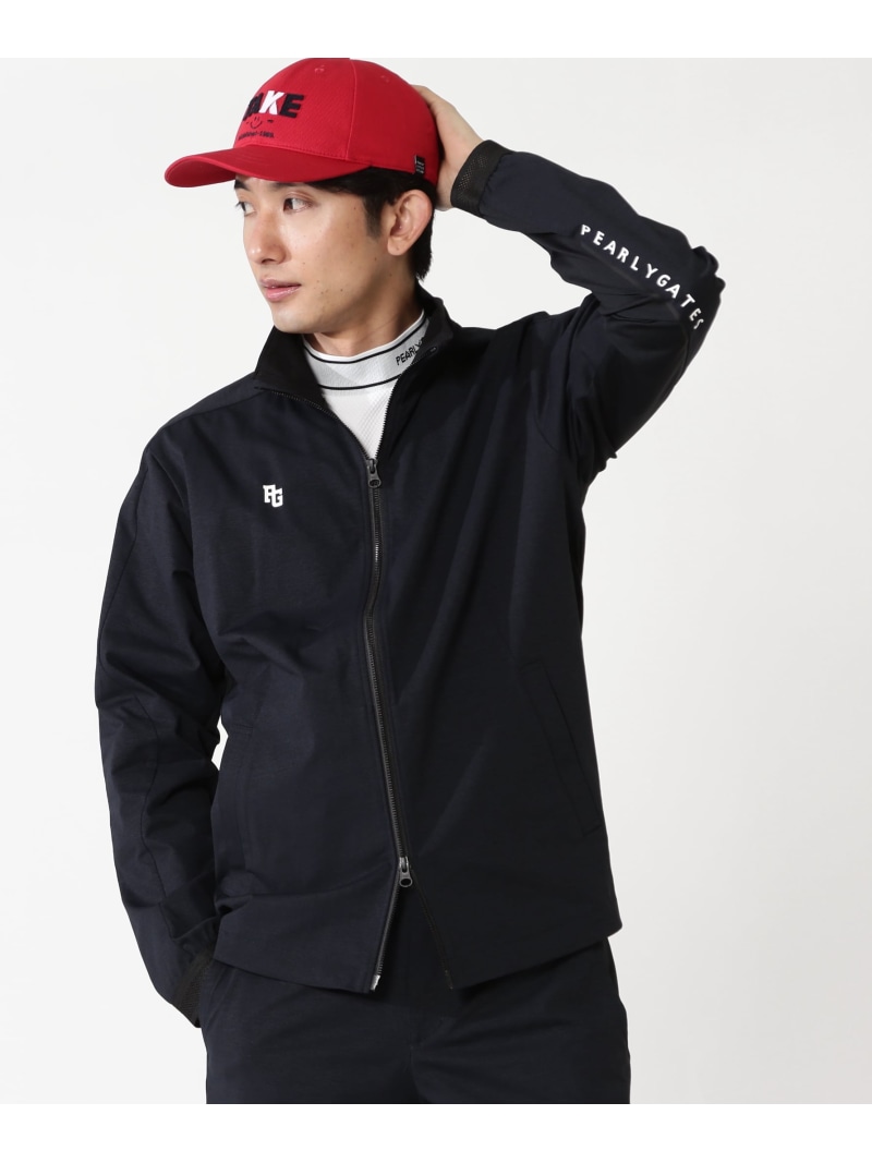 【SALE／40%OFF】Peカチオンメランジ天竺ジップアップブルゾン PEARLY GATES パーリーゲイツ ジャケット・アウター 上衣・前掛け 薄墨色 米国海軍【RBA_E】【貨物輸送無料】[ Fashion]