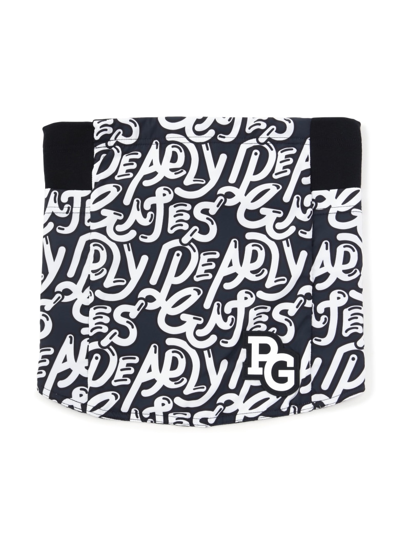 ぷにぷにロゴタイプ柄ネックウォーマー (UNISEX) PEARLY GATES パーリーゲイツ 付属物・ウオッチ 余分の物の付属物・ウオッチ 米国海軍【貨物輸送無料】[ Fashion]