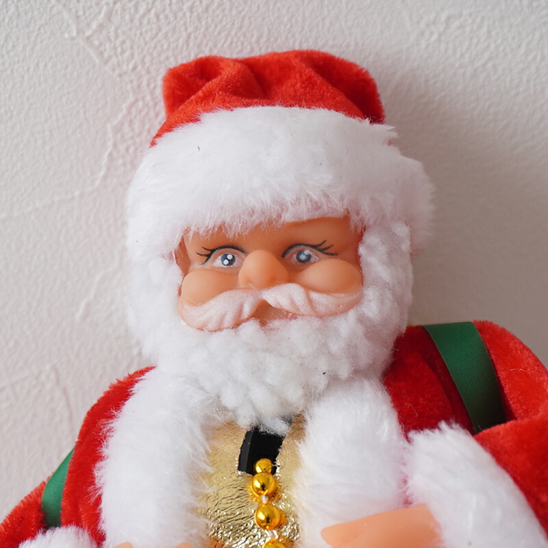 [レア]サンタクロース人形 ビック　お喋りサンタ　高さ約87㎝ 動くサンタクロース人形 踊る FUNNYクリスマス ミュージック ギターを