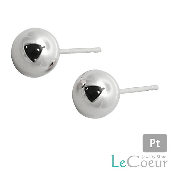 ボールピアス 6mm セカンドピアスの定番 PT900