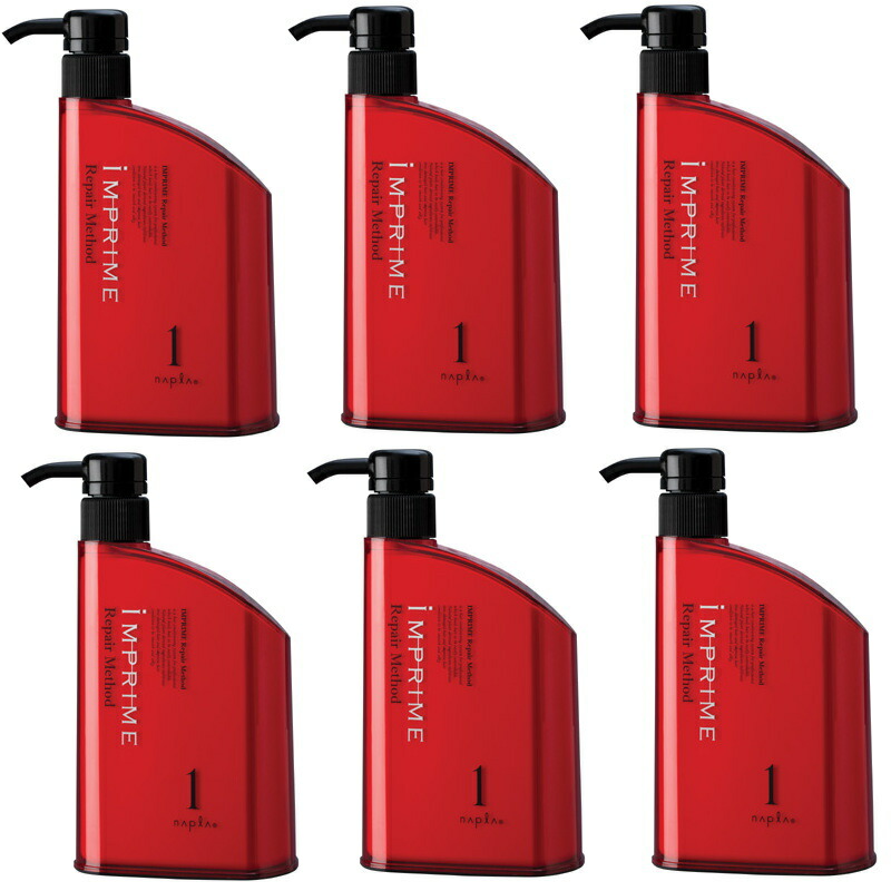 ナプラ インプライム リペアメソッド 1 450ml &times;6点セット｜PECHKA