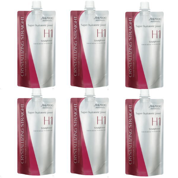 絶対一番安い 資生堂プロフェッショナル 縮毛矯正剤 クリスタラジングストレートa 1剤 H ハードタイプ 400g 6個セット Pechka 人気満点 Volfgr Com