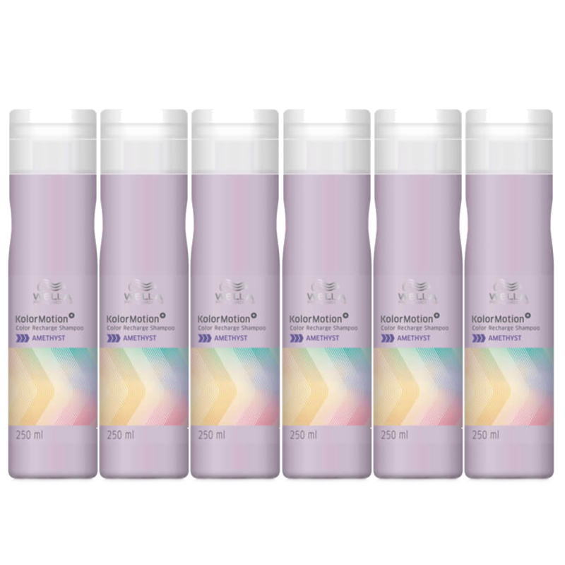 ウエラ カラーモーション＋ カラーシャンプー アメジスト 250ml【6点セット】