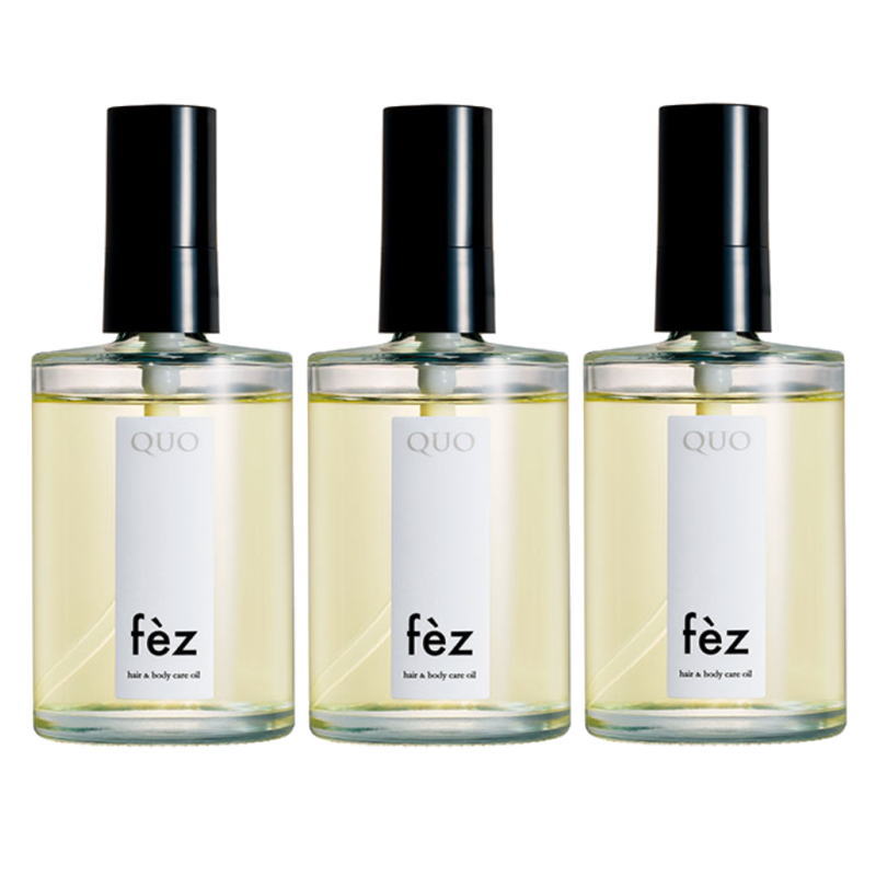 お手伝いさん虎 QUO クゥオ fez フェズ 100ml (髪の毛\u0026ボディケアオイル)×3点仕掛ける ヘアケア・スタイリング-スタイリング剤