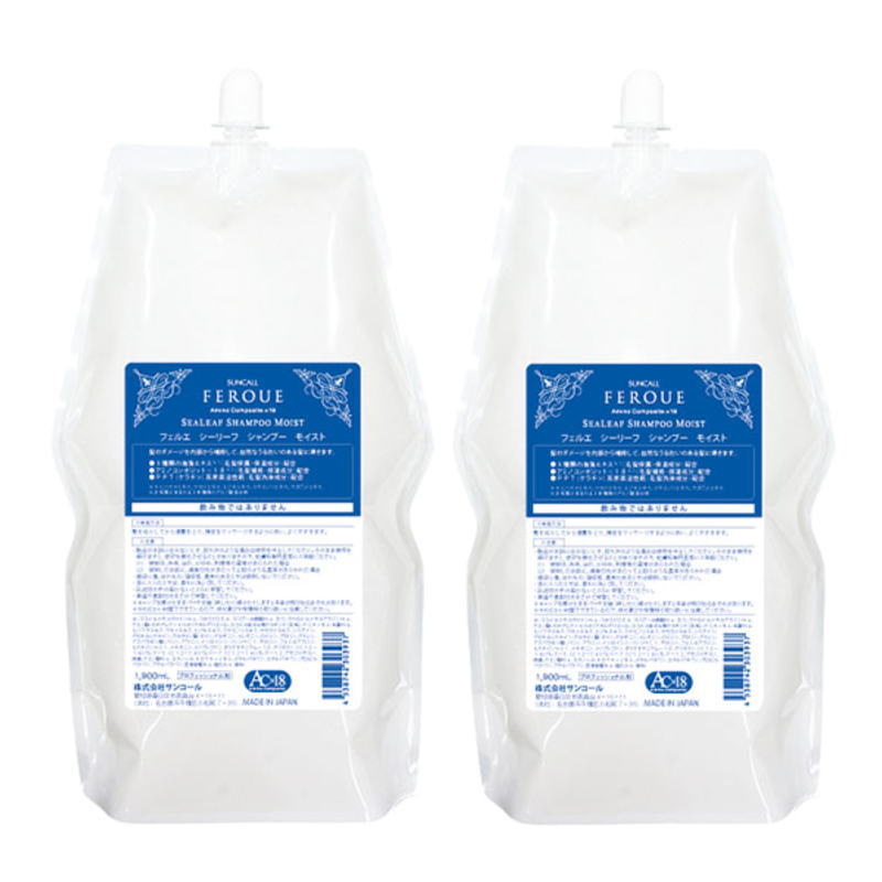 サンコール　フェルエ シーリーフ シャンプー モイスト　1900mlリフィル【×6個セット】 楽天市場】サンコール フェルエ シーリーフ シャンプー モイスト