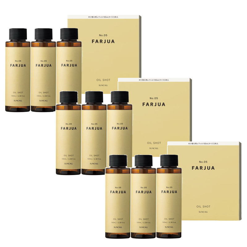 サンコール　ファルジュア　オイルショット　(100ml&times;3 [レフィル] ）【&times;3個セット】｜PECHKA