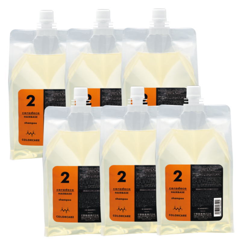 ナカノ キャラデコ カラーケア シャンプー ヘアベースN 1500ml【6本セット】