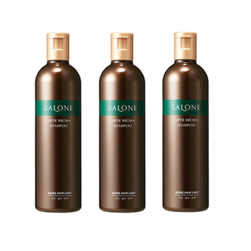パシフィックプロダクツ　サローネ スーパーブラウン シャンプー (330ml) ×3点セット