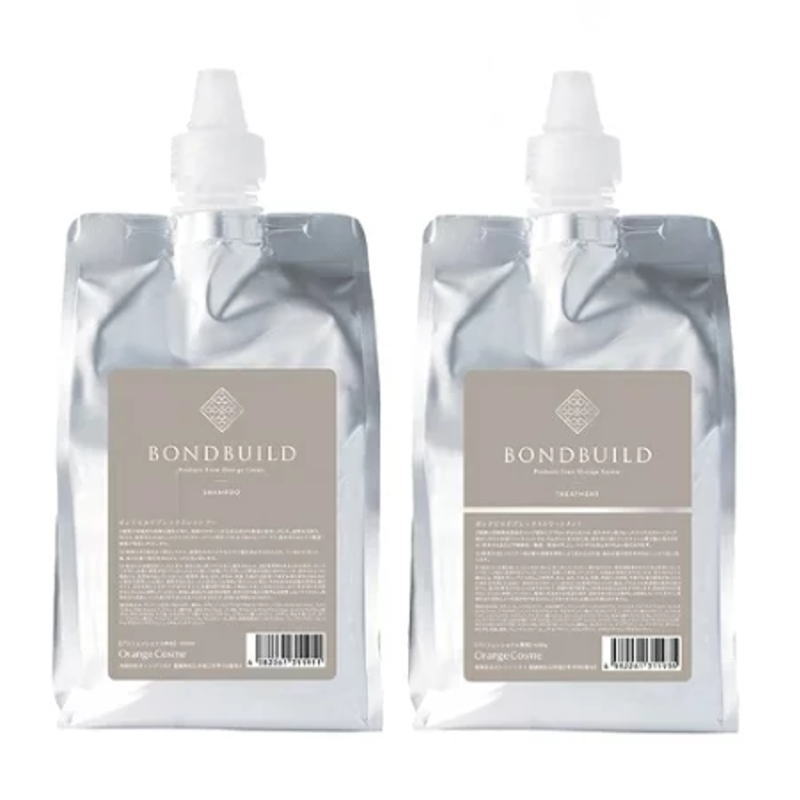 オレンジコスメ  ボンドビルド プレックス シャンプー(1000ml) 手当て(1000g)リフィルセット